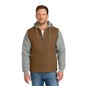 CornerStone® Duck Fleece Full-Zip Hooded Jacket
