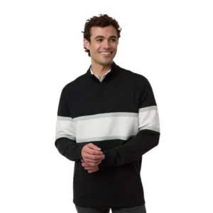 Men's Owen Quarter-Zip Colorblock Pullover