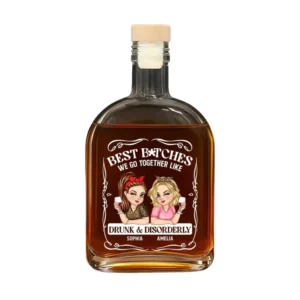 Personalized Whiskey Bottle