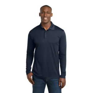 Sport-Tek® PosiCharge® RacerMesh® Long Sleeve Polo